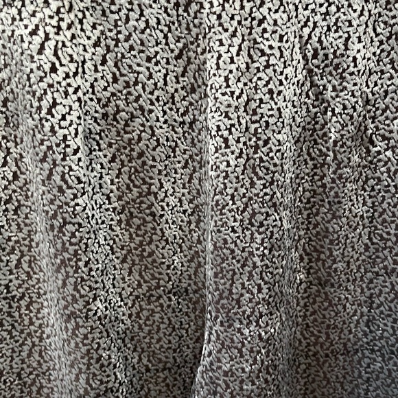 GIORGIO ARMANI Vestimenta Spa Silk Velvet Shiny Silver Pants - Picture 8 of 13